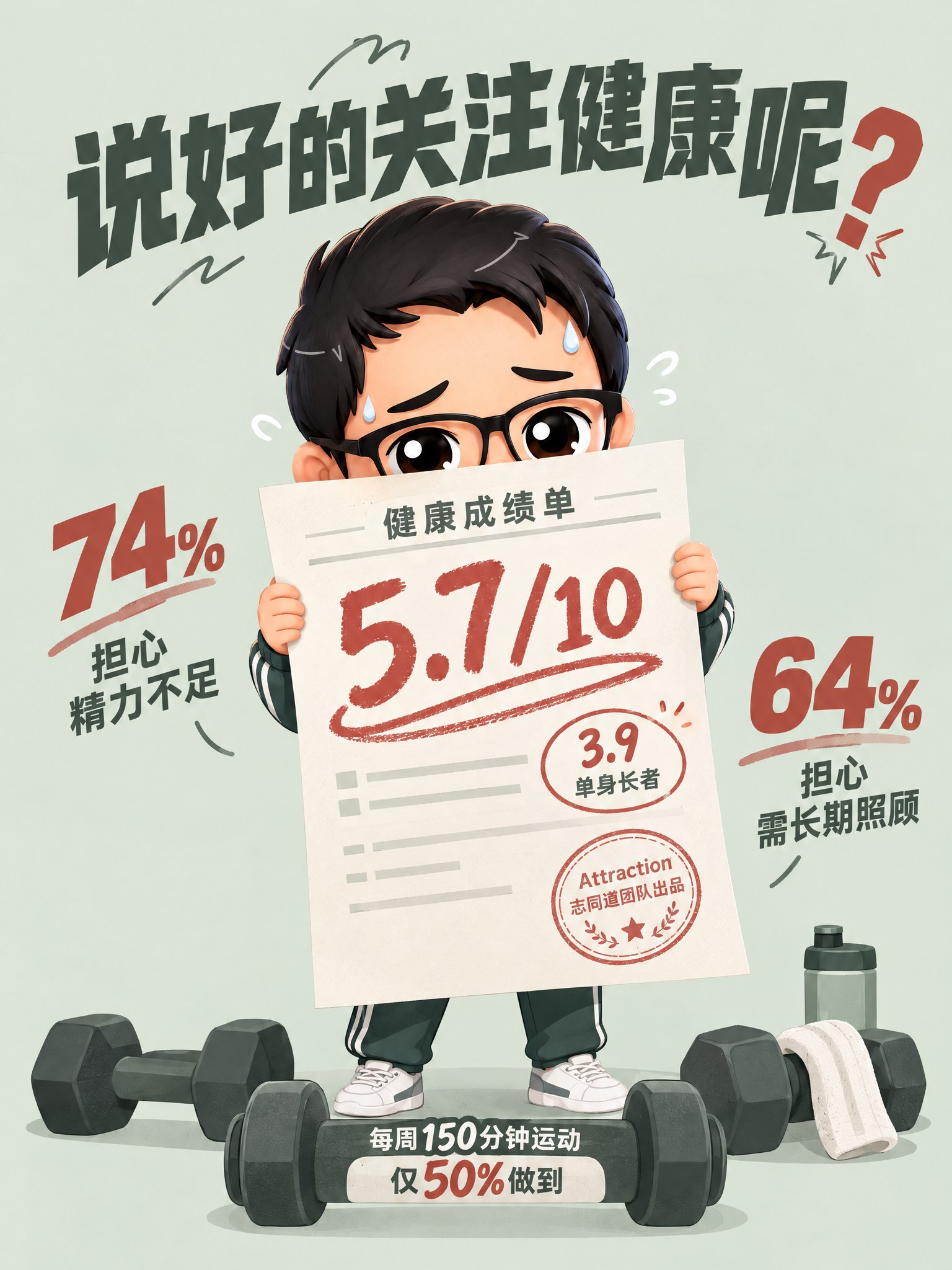 人人都说关注健康，做到的却不多